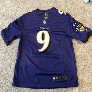Baltimore Ravens Mens Small Stitched Justin Tucker Jersey “on field” edition